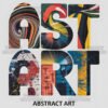 Abstract Art Collage T Shirt Design