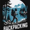 Backpacking Wilderness T Shirt Design