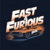 Bold Fast Furious T Shirt Design