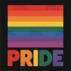 Bold Pride Rainbow Flag T Shirt Design