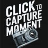 Capture the Moment Vintage Camera T Shirt Design 1