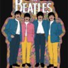 Classic Beatles 1960s Psychedelic T Shirt Design
