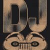 Classic DJ T Shirt with Vinyl Record Design 1