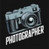 Classic Photographer Camera T Shirt Design