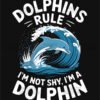 Dolphins Rule Statement T Shirt Design