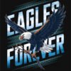 Eagles Forever Majestic T Shirt Design