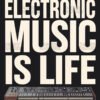 Electronic Music is Life T Shirt with Synthesizer Design