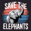 Elephant Conservation T Shirt Design