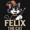 Felix the Cat Vintage Magic T Shirt Design PNG SVG EPS