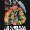Firefighter Real Hero T Shirt Design