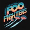 Futuristic Foo Fighters Flying Saucer Logo T Shirt Design