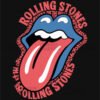 Iconic Rolling Stones Tongue Face T Shirt Design