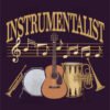 Instrumentalist Musical Ensemble T Shirt Design