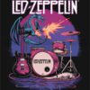 Led Zeppelin Guitar Dragon T Shirt Design