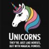 Magical Unicorn Powers T Shirt Design