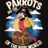 Parrot Pirate Adventure T Shirt Design