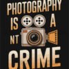 Photography Rights Bold Camera T Shirt Design