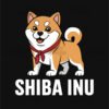 Playful Shiba Inu T Shirt Design