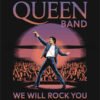 Queen Band T Shirt Design Featuring Freddie Mercury