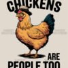 Quirky Chicken T shirt Design