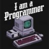 Retro Programmer T Shirt Design
