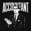 Serious Accountant Illustration T Shirt