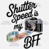 Shutter Speed BFF Camera T Shirt Design