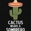 Sombrero Cactus T Shirt Design