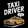 Taxi Driver Hire Me T Shirt Design
