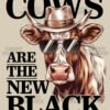 Trendy Cow Fashion T shirt Design