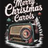 Vintage Christmas Radio T Shirt Design PNG SVG EPS