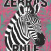 Zebra Dominance Tropical Vibes Tee
